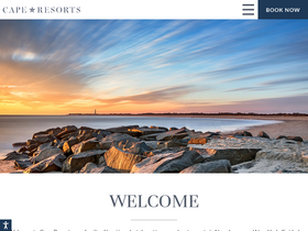 'caperesorts.com' screenshot