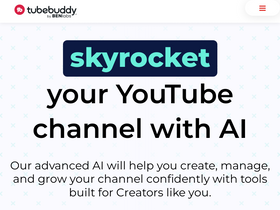 'tubebuddy.com' screenshot