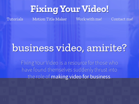 fixingyourvideo.com