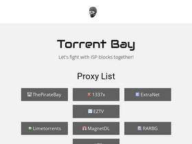 'torrentbay.to' screenshot