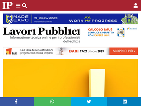 'lavoripubblici.it' screenshot
