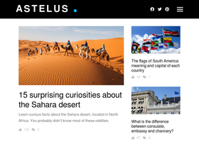 'astelus.com' screenshot