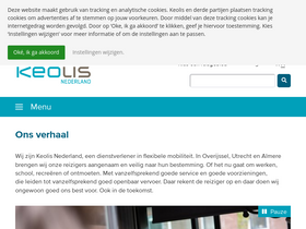 'keolis.nl' screenshot