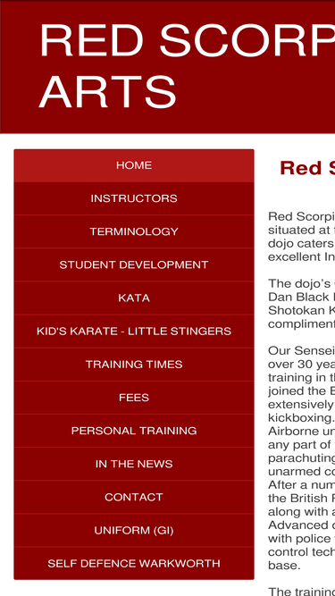 redscorpiondojo.com