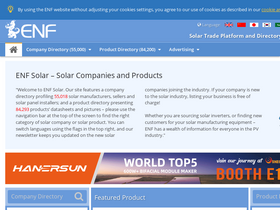 'enfsolar.com' screenshot