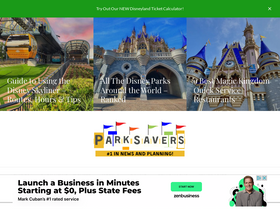 'parksavers.com' screenshot