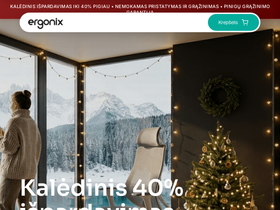 Ergonix website screenshot