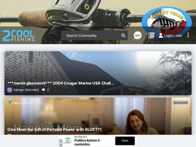 '2coolfishing.com' screenshot