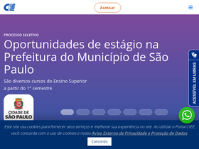 'ciee.org.br' screenshot