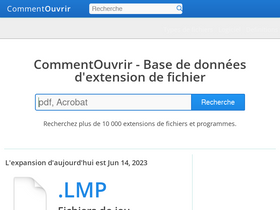 'commentouvrir.com' screenshot