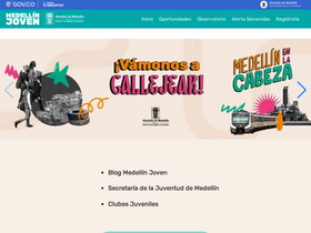 'medellinjoven.com' screenshot