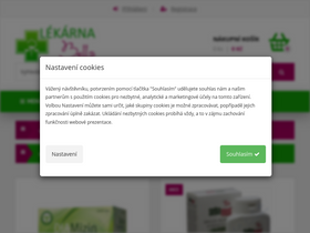 'lekarna-bella.cz' screenshot