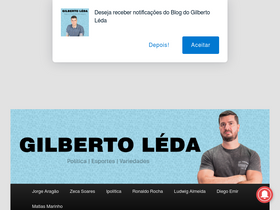 'gilbertoleda.com.br' screenshot