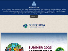 'concordialanguagevillages.org' screenshot