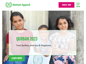 'humanappeal.org.au' screenshot
