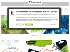 'kunstpark-shop.de' screenshot