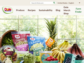 'dole.com' screenshot