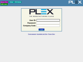 'plexonline.com' screenshot