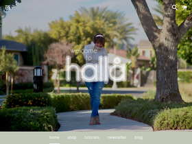 hallapatterns.com homepage screenshot