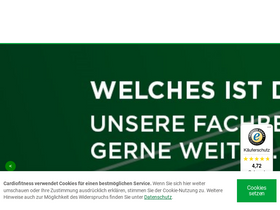 'cardiofitness.de' screenshot