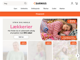 'garnius.dk' screenshot