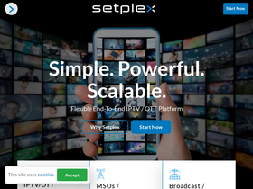 'setplex.com' screenshot