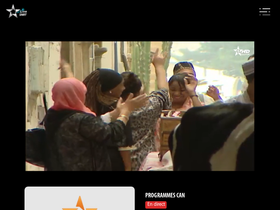 'snrtlive.ma' screenshot