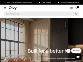 Olvystore homepage screenshot