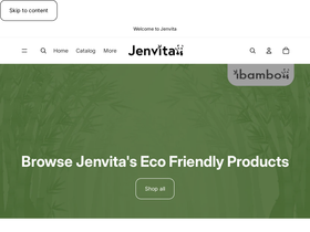jenvita.com homepage screenshot