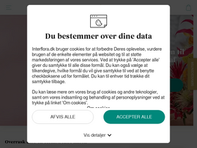 'interflora.dk' screenshot