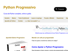 'pythonprogressivo.net' screenshot