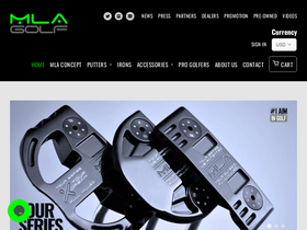 mla.golf homepage screenshot
