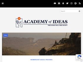 'academyofideas.com' screenshot
