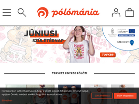 'polomania.hu' screenshot