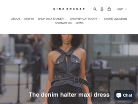 dinashaker.com homepage screenshot