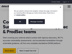 'detectify.com' screenshot