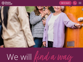 'homeinstead.co.uk' screenshot