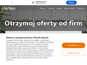 'oferteo.pl' screenshot