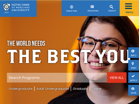 'absn.ndm.edu' screenshot