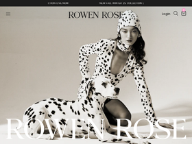 rowenrose.com homepage screenshot