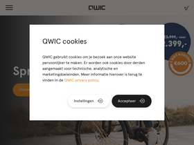 'qwic.nl' screenshot