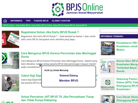 'laporbpjs.com' screenshot