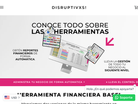 disruptivxs.mx homepage screenshot