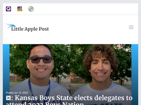 'littleapplepost.com' screenshot