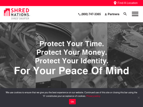 'shrednations.com' screenshot