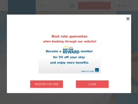 'hopinnhotel.com' screenshot