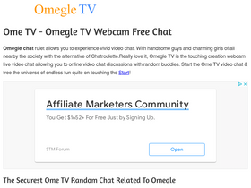 'ome-tv.com' screenshot