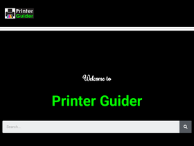 'printerguider.com' screenshot