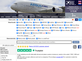 'scalemodelstore.com' screenshot