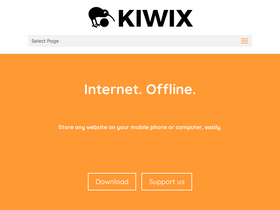 'kiwix.org' screenshot